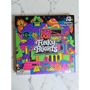 Authentic NeeDoh Funky Frights, 13-Day Halloween Advent Calendar-Authentic, New